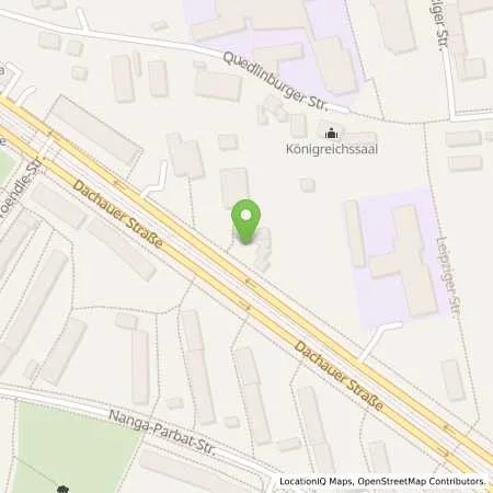 Standortübersicht der Tankstelle JET MUENCHEN DACHAUER STR. 240 in 80992 MUENCHEN