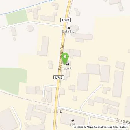 Standortübersicht der Tankstelle Spirit in 33397 Rietberg