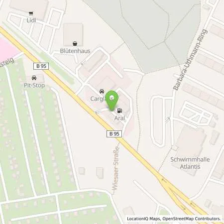 Standortübersicht der Tankstelle Aral Tankstelle in 09456 Annaberg-Buchholz