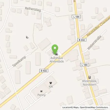 Standortübersicht der Tankstelle team Tankstelle Ahrensbök in 23623 Ahrensbök