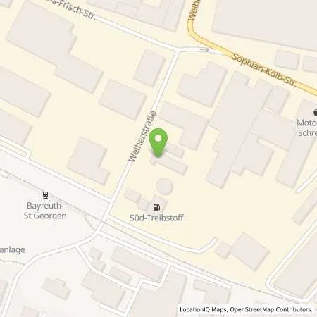 Standortübersicht der Tankstelle BayWa Tankstelle Bayreuth in 95448 Bayreuth