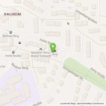 Standortübersicht der Tankstelle AVIA Tankstelle in 35576 Wetzlar