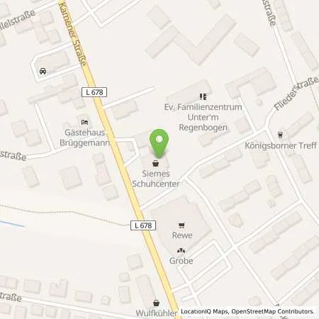 Standortübersicht der Tankstelle JET UNNA KAMENER STR. 27 in 59423 UNNA