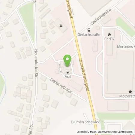Standortübersicht der Tankstelle Aral Tankstelle in 14480 Potsdam