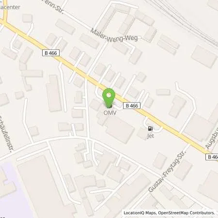 Standortübersicht der Tankstelle Nördlingen Augsburger Strasse 42 in 86720 Nördlingen