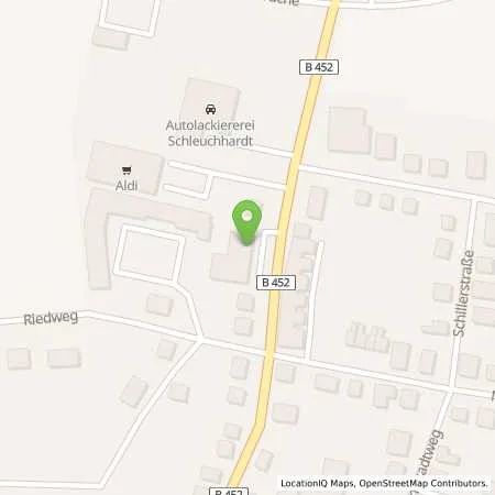 Standortübersicht der Tankstelle Honsel TS Reichensachsen in 37287 Wehretal (Reichensachsen)