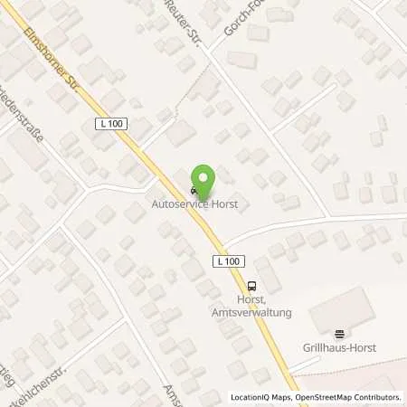 Standortübersicht der Tankstelle OIL! Tankstelle Horst in 25358 Horst