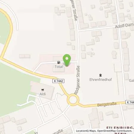 Standortübersicht der Tankstelle TotalEnergies Eilenburg in 04838 Eilenburg