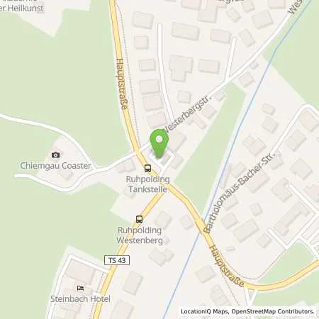 Standortübersicht der Tankstelle Aral Tankstelle in 83324 Ruhpolding