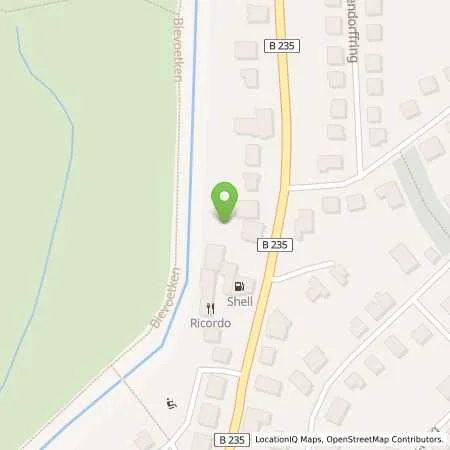 Standortübersicht der Tankstelle Shell Luedinghausen Sendener Str. 8 in 59348 Luedinghausen