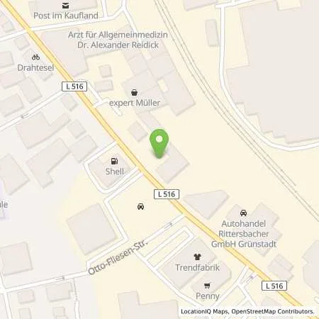 Standortübersicht der Tankstelle Aral Tankstelle in 67269 Grünstadt