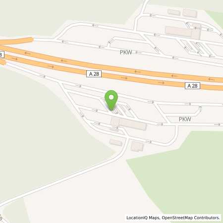 Standortübersicht der Benzin-Super-Diesel Tankstelle: Hasbruch in 27777, Ganderkesee
