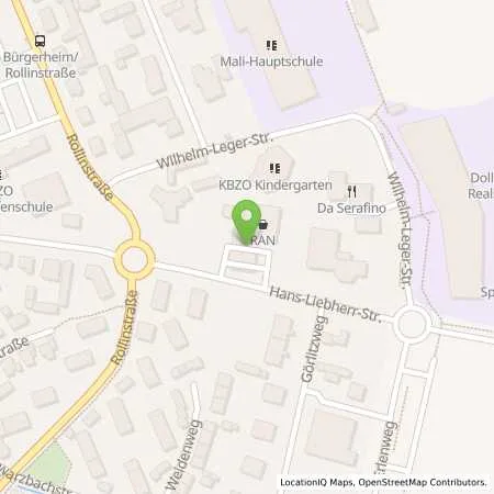 Standortübersicht der Tankstelle RAN Station in 88400 Biberach