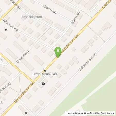 Standortübersicht der Tankstelle Elena Flores in 63741 Aschaffenburg