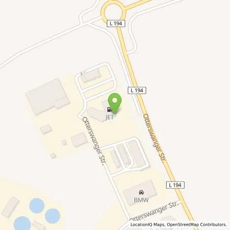 Standortübersicht der Tankstelle JET PFULLENDORF OTTERSWANGER STR. 7-3 in 88630 PFULLENDORF