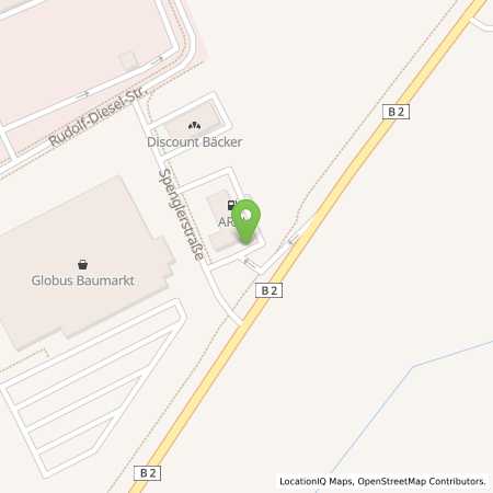 Standortübersicht der Benzin-Super-Diesel Tankstelle: Aral Tankstelle in 16356, Ahrensfelde