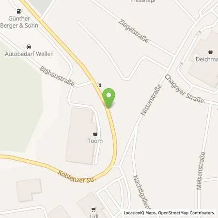 Standortübersicht der Tankstelle TS Wissen in 57537 Wissen