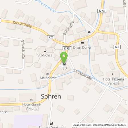 Standortübersicht der Benzin-Super-Diesel Tankstelle: Meinhardt GmbH & Co. KG  in 55487, Sohren