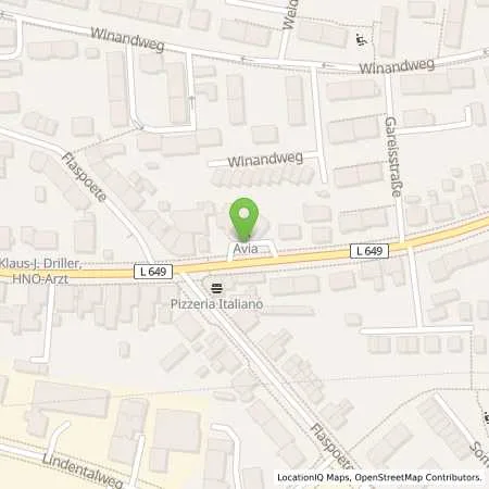 Standortübersicht der Tankstelle Fricke in 44388 Dortmund