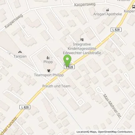 Standortübersicht der Tankstelle Esso Tankstelle in 26131 OLDENBURG