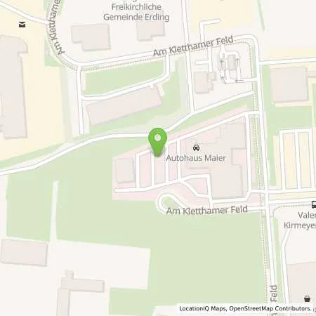 Standortübersicht der Tankstelle ENI in 85435 Erding