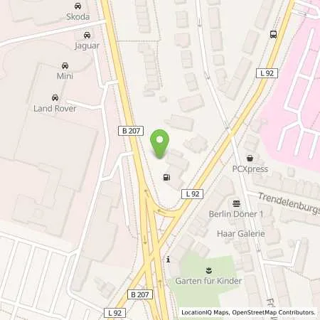 Standortübersicht der Tankstelle Shell Luebeck Kronsforder Allee 62-64 in 23560 Luebeck