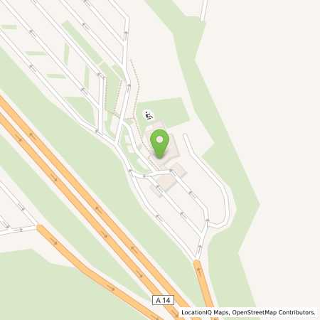 Standortübersicht der Benzin-Super-Diesel Tankstelle: Esso Tankstelle in 06420, KOENNERN