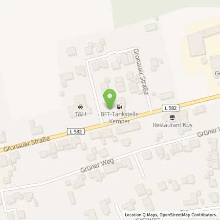 Standortübersicht der Tankstelle Kemper Freie Tankstelle in 48607 Ochtrup