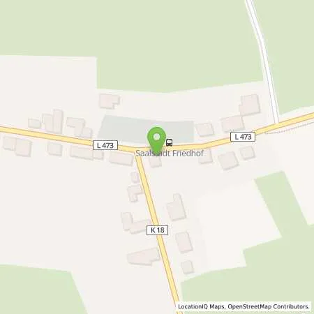 Standortübersicht der Tankstelle Ludwig Heintz GmbH in 66919 Saalstadt