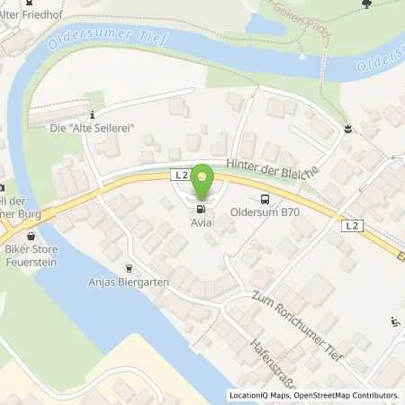 Standortübersicht der Tankstelle AVIA Tankstelle in 26802 Moormerland