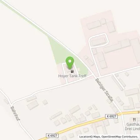 Standortübersicht der Tankstelle Dahnsdorf in 14806 Dahnsdorf