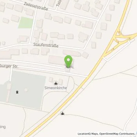 Standortübersicht der Tankstelle Aral Tankstelle in 83329 Waging