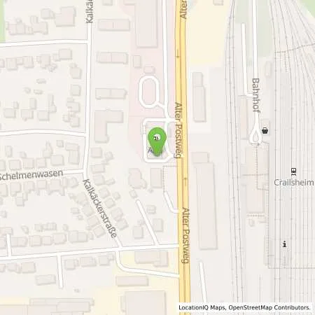 Standortübersicht der Tankstelle Aral Tankstelle in 74564 Crailsheim