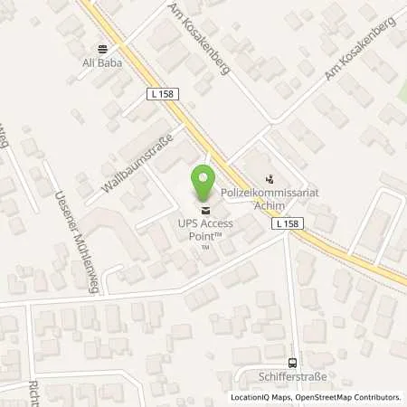 Standortübersicht der Tankstelle Esso Tankstelle in 28832 ACHIM