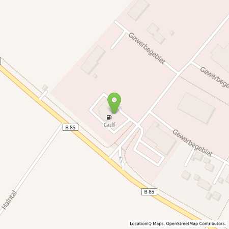 Standortübersicht der Benzin-Super-Diesel Tankstelle: Gulf Oldisleben in 06577, An der Schmücke