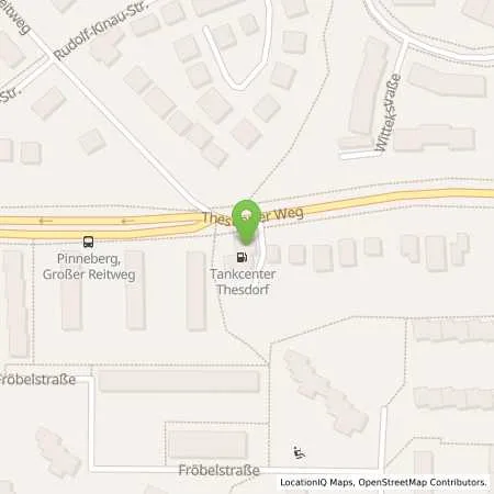 Standortübersicht der Tankstelle Tankcenter Pinneberg in 25421 Pinneberg