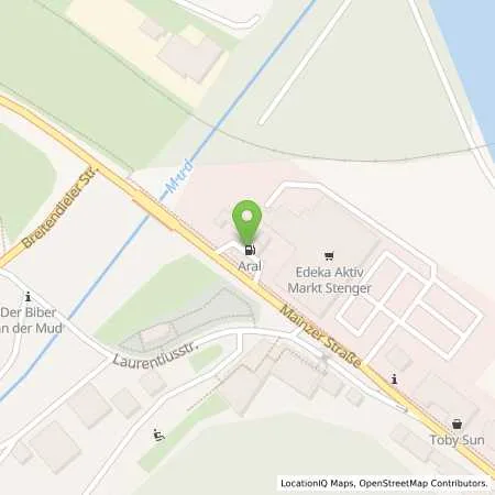 Standortübersicht der Tankstelle Aral Tankstelle in 63897 Miltenberg