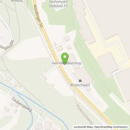 Standortübersicht der Tankstelle Shell Rothenburg Noerdlinger Str. 7 in 91541 Rothenburg