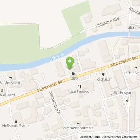 Standortübersicht der Tankstelle Esso Tankstelle in 85391 ALLERSHAUSEN