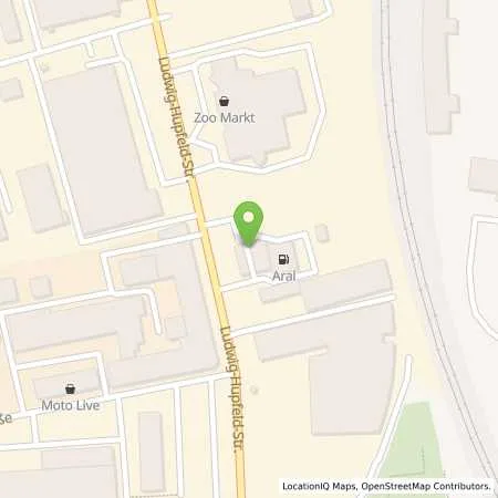 Standortübersicht der Tankstelle Aral Tankstelle in 04178 Leipzig