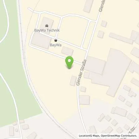 Standortübersicht der Tankstelle BayWa Tankstelle Coburg in 96450 Coburg