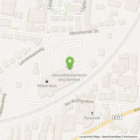 Standortübersicht der Tankstelle Rheinmöve-Tank in 67549 Worms