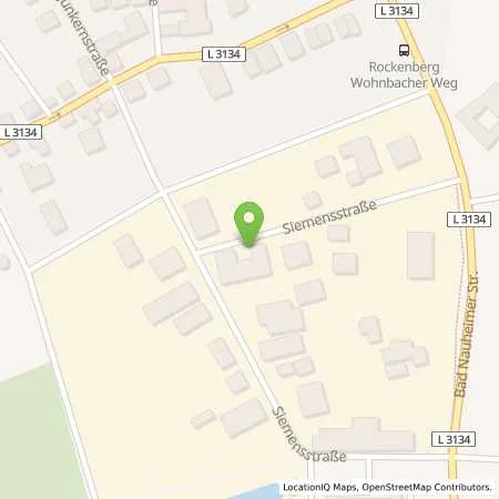 Standortübersicht der Tankstelle Mengin Tank-Stop Rockenberg in 35519 Rockenberg