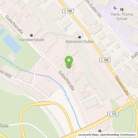 Standortübersicht der Tankstelle ELAN TITISEE in 79822 TITISEE