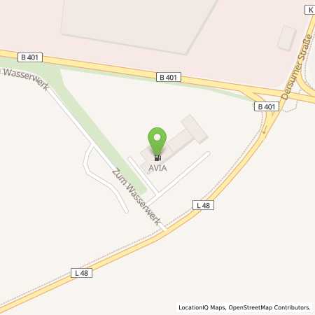 Standortübersicht der Benzin-Super-Diesel Tankstelle: AVIA Tankstelle in 26892, Heede