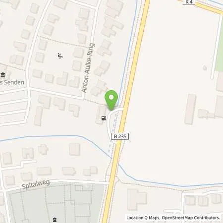 Standortübersicht der Tankstelle TotalEnergies Senden in 48308 Senden