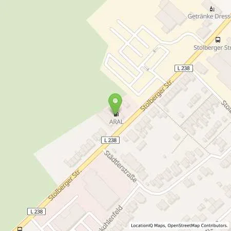 Standortübersicht der Tankstelle Aral Tankstelle in 52249 Eschweiler