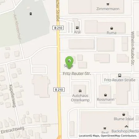 Standortübersicht der Tankstelle Emden II in 26721 Emden