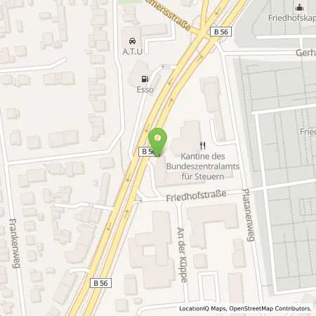 Standortübersicht der Tankstelle Shell Bonn St. Augustiner Str. 118 in 53225 Bonn