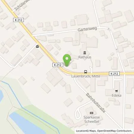 Standortübersicht der Tankstelle team Tankstelle Lauenbrück in 27389 Lauenbrück